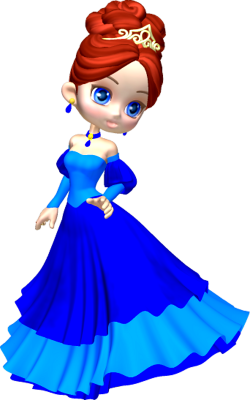 Princess in Blue Poser PNG Clipart (11) by clipartcotttage on DeviantArt