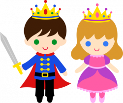 Free clip art of a cute little prince and princess | Sweet Clip Art ...