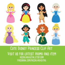 Princess Clip art, Cute princess sticker, princess party, princess ...