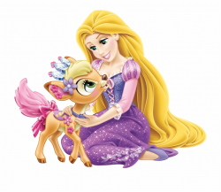 Disney Princess Rapunzel With Little Deer Transparent - Walt Disney ...