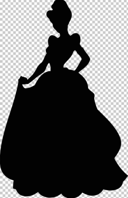 Cinderella Silhouette Disney Princess PNG, Clipart, Black, Black And ...