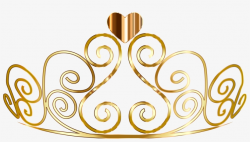 Tiara Clipart Golden Tiara ~ Frames ~ Illustrations - Gold Princess ...