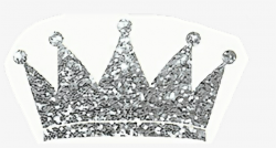 Princess Crown Glitter Silver Freetoedit Svg Transparent - Glitter ...