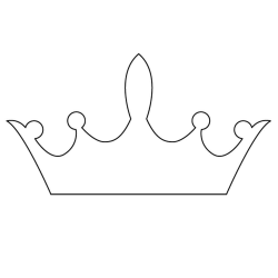 Free Princess Crown Template - ClipArt Best | Tattoos | Crown ...