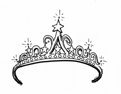Princess Crown Clipart Black And White | GeekChicPro