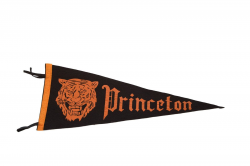 Princeton Tigers 1940 Felt Flag in 2019 | Princeton tigers ...