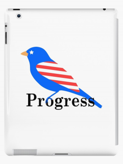 \'Birdie Sanders Progressive Democrat Logo\' iPad Case/Skin by Ikostra