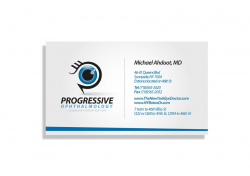 logo and business card for Progressive Ophthalmology | Logo ...