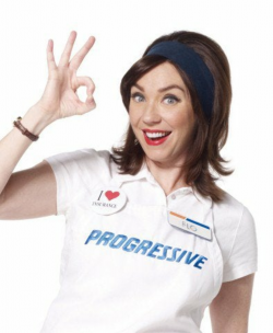 Flo from Progressive, there is nothing witty about the ...