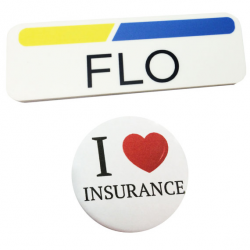 You are looking at a BRAND NEW NAME BADGE & BUTTON REPLICA ...
