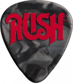 Details about RUSH 1968 - Present Progressive Hard Rock Band NAME LOGO  Plastic GUITAR PICK New