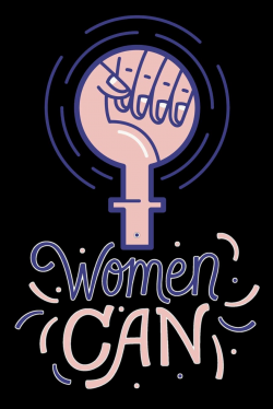 Women Can: Perfect Little Cornell Notes Journal For Liberal ...