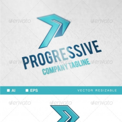 Progressive Logotype Logo Templates from GraphicRiver