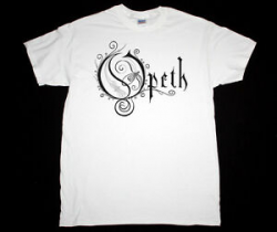 Details about OPETH LOGO PROGRESSIVE DEATH METAL STORM CORROSION STEEL NEW  WHITE T-SHIRT