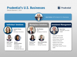 Prudential Financial announces leadership succession for ...