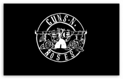 Guns \'n\' Roses Logo (HD) wallpaper in 2019 | Guns n roses ...