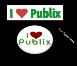 PUBLIX SUPERMARKET I Love Publix Bumper Sticker With Heart ...