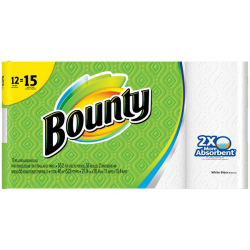 Bounty White Large Rolls Paper Towels (12 ct) from Publix ...