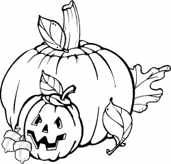 Free Cute Pumpkin Clipart Black And White, Download Free ...