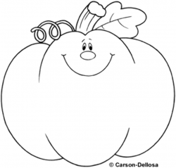 Pumpkin black and white halloween cute pumpkins clipart ...