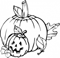 Free Black And White Pumpkin Clipart, Download Free Clip Art ...