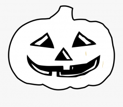 Pumpkin Halloween Face Black White Grin Scary - Halloween ...