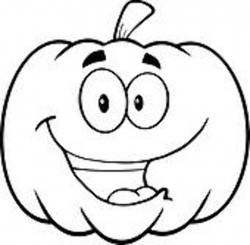 Cute Pumpkin Clipart Black And White | Free download best ...
