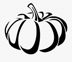 Black And White Pumpkin Clipart - Pumpkin #2751 - Free ...