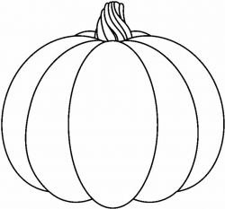 Pumpkin black and white pumpkin with dotted lines clipart ...
