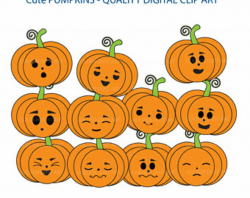 Kawaii Pumpkin Clipart & Free Clip Art Images #2743 - Clipartimage.com