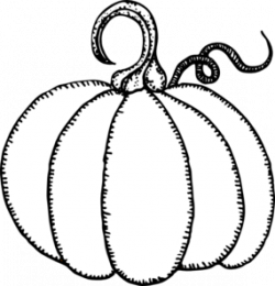 Pumpkin Outline Clipart Black And White | Clipart Panda - Free ...