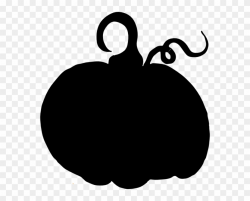 Black Pumpkin Png - Pumpkin Silhouette Clipart, Transparent Png ...
