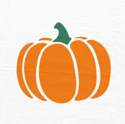 Pumpkin SVG, Pumpkin Cut File, Silhouette Cut File, Cricut Cut Files ...