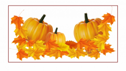 Transparent Thanksgiving Pumpkin Decor Clipart - Closed For ...