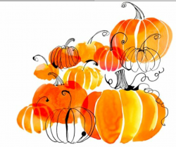 Watercolor Pumpkin Clipart | Free download best Watercolor Pumpkin ...