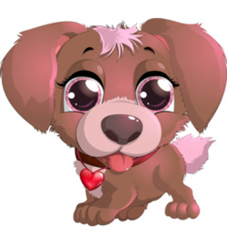 Dog Clipart Cute Puppy Dog Face
