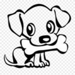 Dog Bone Drawings Group Banner Download - Cute Dog Easy Drawing ...