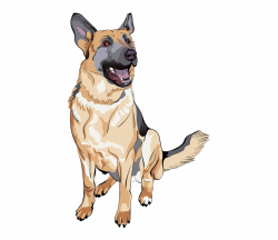 German Shepherd Images Puppy - German Shepherd Cool Drawing Dog Free ...