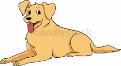 Golden Retriever Dog Lying Down | Others | Dogs golden retriever ...