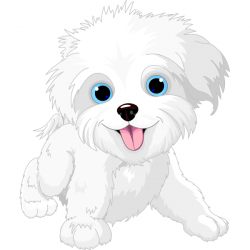 White Pup | Animal Icons | Dog vector, Puppy clipart, Maltese dogs