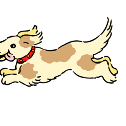 Running Puppy Dog clipart, cliparts of Running Puppy Dog free ...