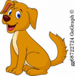 Dog Sitting Clip Art - Royalty Free - GoGraph