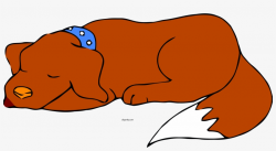 Dog Sleeping Brown Color Clipart Png - Sleeping Dog Clip Art - Free ...