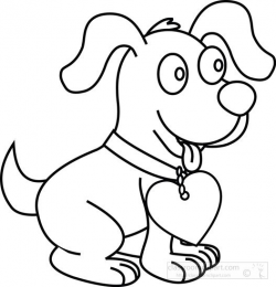 Puppy Clipart Black And White | Free download best Puppy Clipart ...