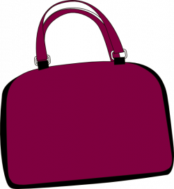 free purse clip art images | Purple Bag clip art - vector ...