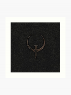 Quake 1 Logo | Art Print