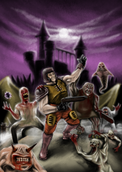 A piece of Quake fan-art I made a long time ago, titled ...