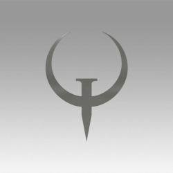Quake logo | 3D model