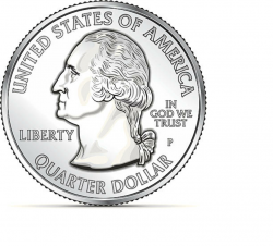 Download for free 10 PNG Dime clipart quarter front back top ...
