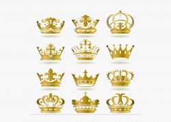Golden Crown Png Transparent Image - Queen Crown Drawing ...
